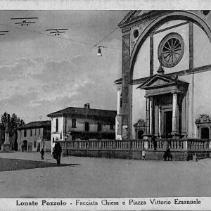 ab5183 -  CARTOLINA  D'EPOCA -  Varese Provincia  : LONATE POZZOLO