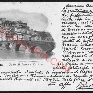 ae3082 - CARTOLINA  D'EPOCA - Verona Città - Ponte di Pietra e Castelo
