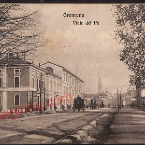 ae5516 - CARTOLINA D'EPOCA - Cremona Città - Viale del Po  1915