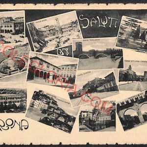 ae3092 - CARTOLINA  D'EPOCA - Verona Città - Saluti da Verona
