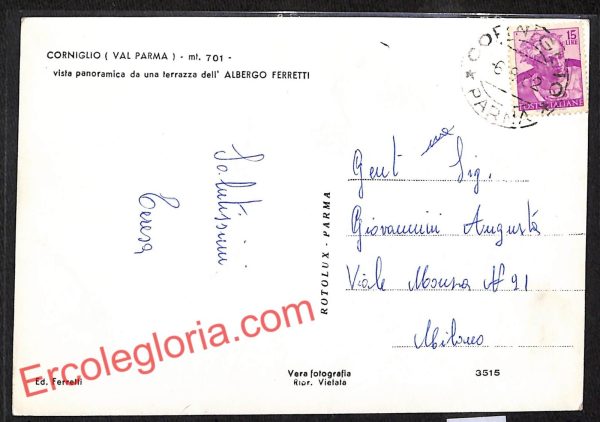 ah5592 - CARTOLINA  D'EPOCA - Parma Provincia - Corniglio - immagine 2