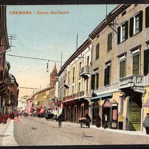 ae5517 - CARTOLINA D'EPOCA - Cremona Città - Corso Garibaldi   1915