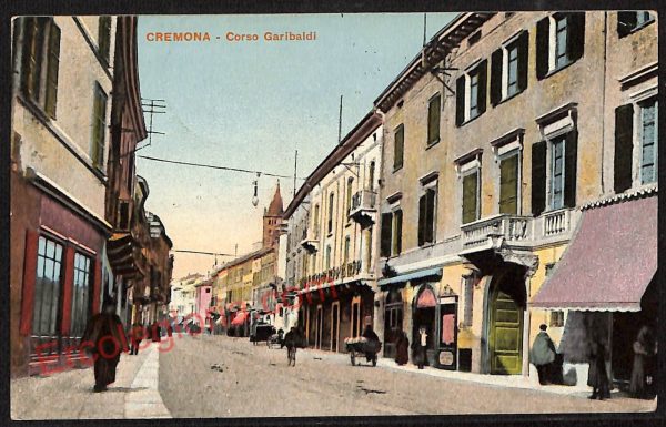 ae5517 - CARTOLINA D'EPOCA - Cremona Città - Corso Garibaldi   1915