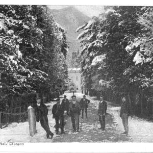 P3075 - BISUSCHIO (VARESE) VILLA CICOGNA (INNEVATA!!!!)