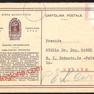 ah4379 - STORIA POSTALE - Padova Città