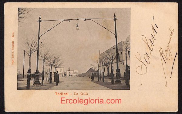 ae0873 - CARTOLINA  D'EPOCA - Bari Provincia - Terlizzi  1903