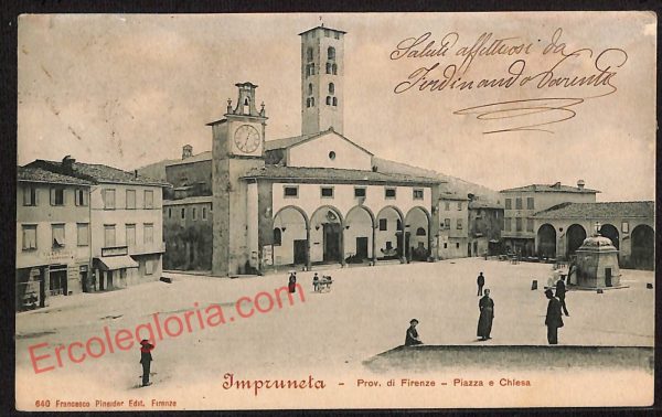 ae7925 - CARTOLINA D'EPOCA - Firenze Provincia - Impruneta