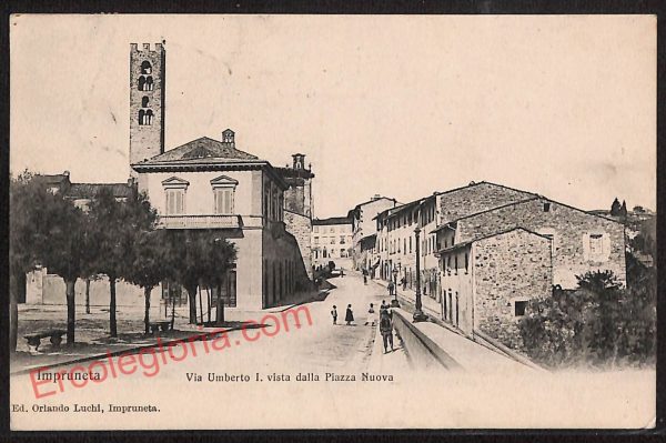 ae7932 - CARTOLINA D'EPOCA - Firenze Provincia - Impruneta 1908