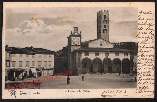 ae7933 - CARTOLINA D'EPOCA - Firenze Provincia - Impruneta 1903