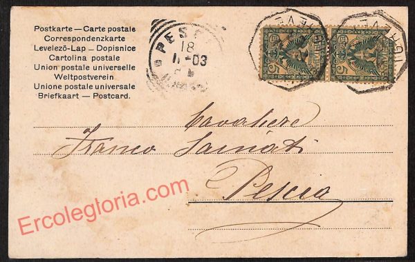 ae7933 - CARTOLINA D'EPOCA - Firenze Provincia - Impruneta 1903 - immagine 2