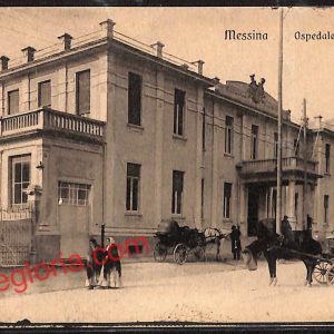 ag8719 - CARTOLINA D'EPOCA - Messina Città - Ospedale Piemonte