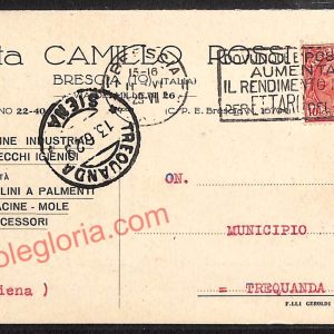 ae4228 - CARTOLINA  D'EPOCA - Brescia Città - Ditta Camillo Rossi  1929