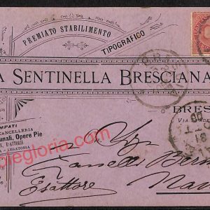 ae4229 - CARTOLINA  D'EPOCA - Brescia Città - La Sentinella Bresciana