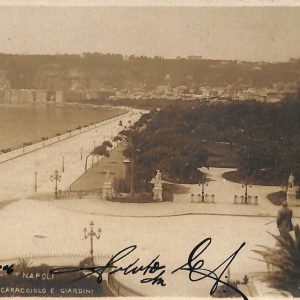 ab8025 - CARTOLINA  D'EPOCA - Napoli  Città - Via Caracciolo  1906