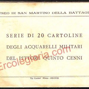 ae4231 - 20 CARTOLINE  D'EPOCA - Brescia - Museo di San Martino della Battaglia