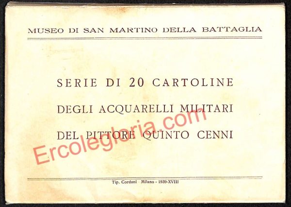 ae4231 - 20 CARTOLINE  D'EPOCA - Brescia - Museo di San Martino della Battaglia