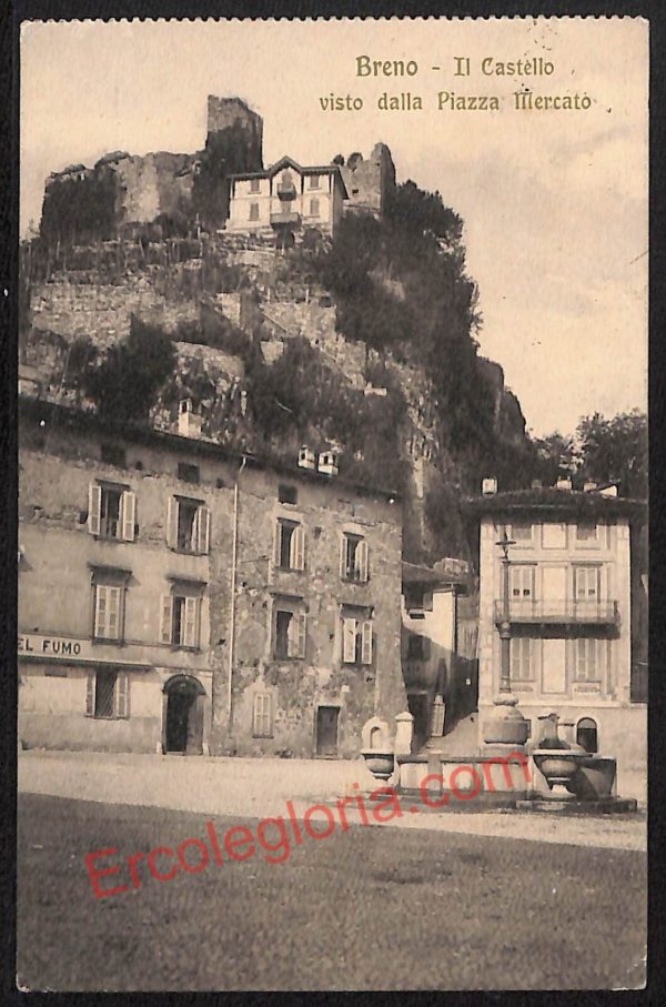 ae4241 - CARTOLINA D'EPOCA - Brescia Provincia - Breno  1912