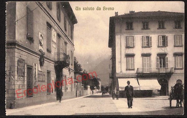 ae4242 - CARTOLINA D'EPOCA - Brescia Provincia - Breno  1912