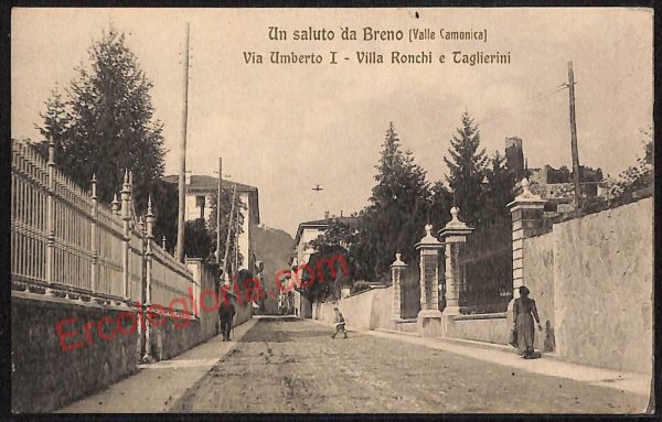 ae4243 - CARTOLINA D'EPOCA - Brescia Provincia - Breno