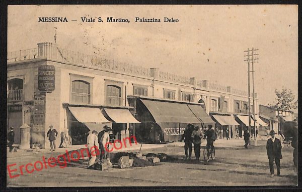 ag8743 - CARTOLINA D'EPOCA - Messina Città - Viale San Martino