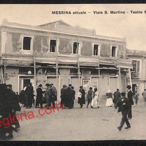 ag8746 - CARTOLINA D'EPOCA - Messina Città - Teatro Mastro Jeni