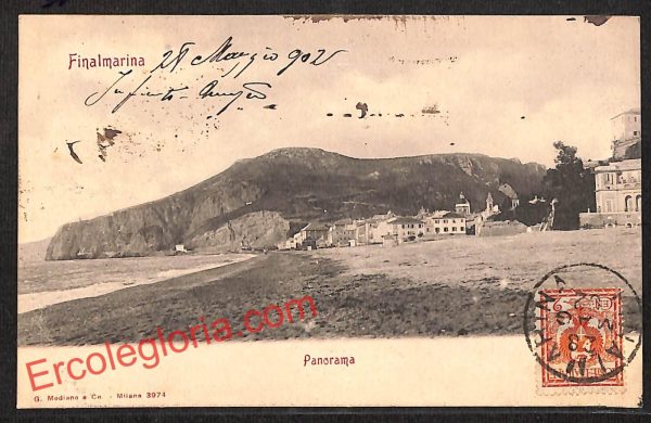 ai5110 - CARTOLINA D'EPOCA - Savona Provincia - Finalmarina