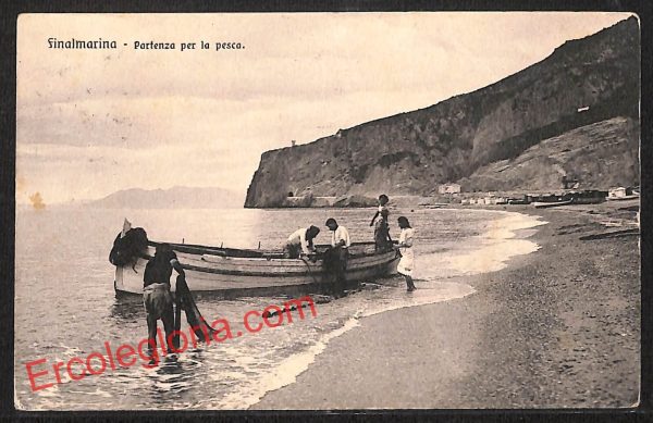 ai5111 - CARTOLINA D'EPOCA - Savona Provincia - Finalmarina