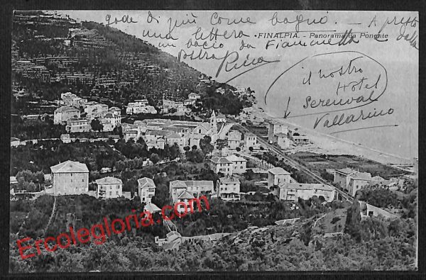 ai5117 - CARTOLINA D'EPOCA - Savona Provincia - Finalpia