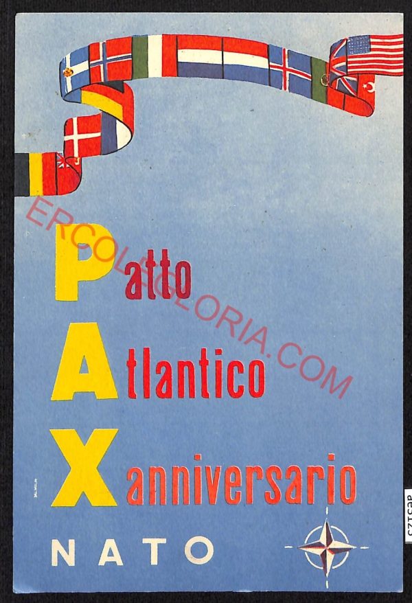 ae3123 - CARTOLINA  D'EPOCA - Verona Città - PAX NATO