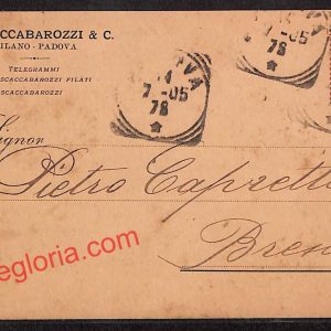 ah4387 - STORIA POSTALE - Padova Città - G. Scaccabarozzi