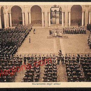 ag9364 - CARTOLINA D'EPOCA - Modena Città - Giuramente degli Allievi
