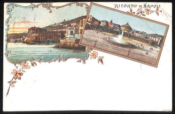 ab8049 - CARTOLINA  D'EPOCA - Napoli  Città - 1901