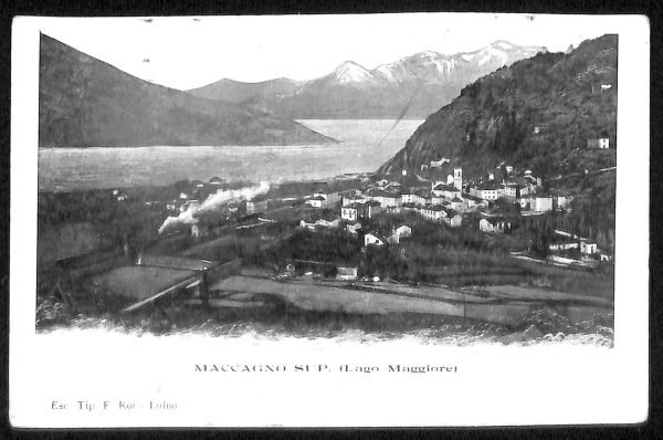 ab5214 -  CARTOLINA  D'EPOCA -  Varese Provincia  : MACCAGNO SUPERIORE