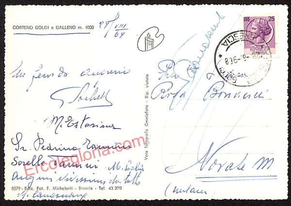 ae4254 - CARTOLINA D'EPOCA - Brescia Provincia - Corteno Golgi - immagine 2