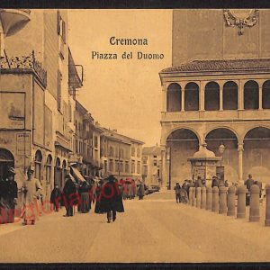 ae5530 - CARTOLINA D'EPOCA - Cremona Città - Piazza del Duomo  1910