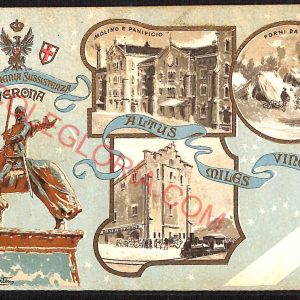 ae3130 - CARTOLINA  D'EPOCA - Verona Città - V. Compagna Sussistenza