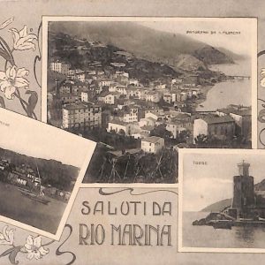 ac7696 - CARTOLINA D'EPOCA - Livorno Provincia - Isola D' Elba - Rio Marina