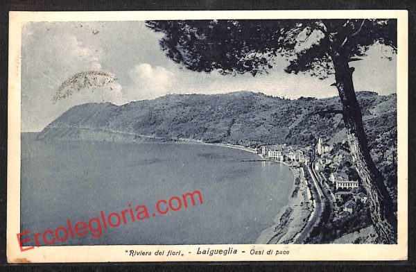 ai5127 - CARTOLINA D'EPOCA - Savona Provincia - Laigueglia