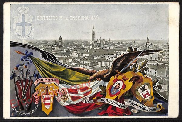 ae5531 - CARTOLINA D'EPOCA - Cremona Città - Panorama