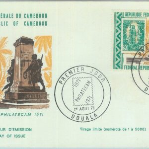 86314 - CAMEROON Cameroun - Postal History - FDC COVER - Stamp Centenary  1971