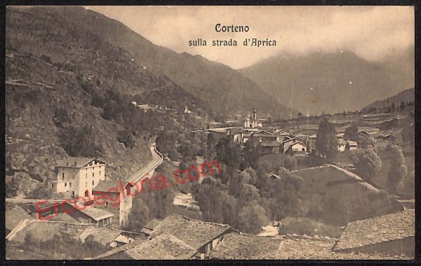 ae4257 - CARTOLINA D'EPOCA - Brescia Provincia - Corteno