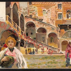 ae3151 - CARTOLINA  D'EPOCA - Verona Città - Palazzo della Ragione
