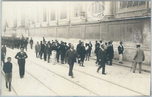 73309  - CARTOLINA d'Epoca: LIVORNO Città - FOTOGRAFICA: Marcia