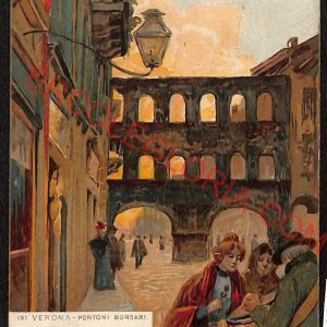 ae3153 - CARTOLINA  D'EPOCA - Verona Città - Portoni Borsari