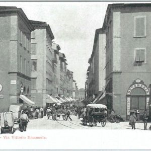 73315  - CARTOLINA d'Epoca: LIVORNO Città -  Via VITTORIO EMANUELE
