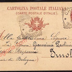 ae4263 - CARTOLINA D'EPOCA - Brescia Provincia - Chiari