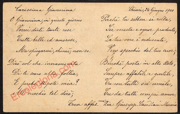 ae4263 - CARTOLINA D'EPOCA - Brescia Provincia - Chiari - immagine 2