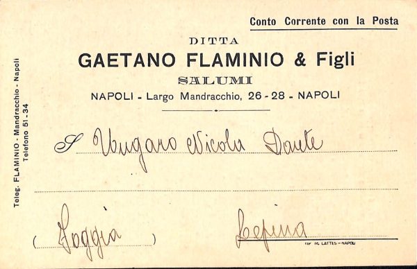 ab8067 - CARTOLINA  D'EPOCA - Napoli  Città