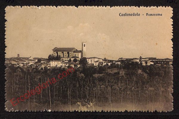 ae4264 - CARTOLINA D'EPOCA - Brescia Provincia - Castenedolo  1915