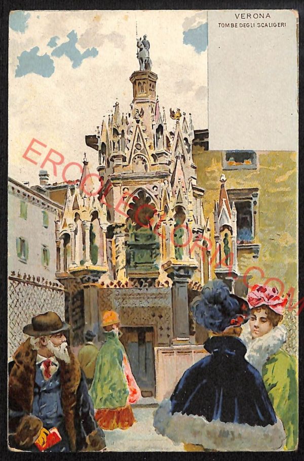 ae3157 - CARTOLINA  D'EPOCA - Verona Città - Tombe degli Scaligeri